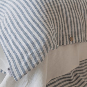 Linen bedding SET Linen Duvet Cover and 2 pillowcases Queen King Double Custom Soft linen bedding Many colors zdjęcie 5