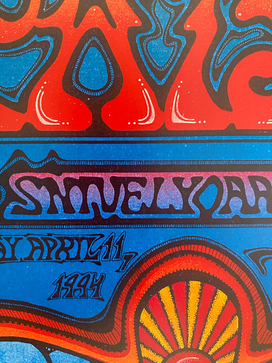 Phish Concert Poster / 1994 / Rarereprint Etsy