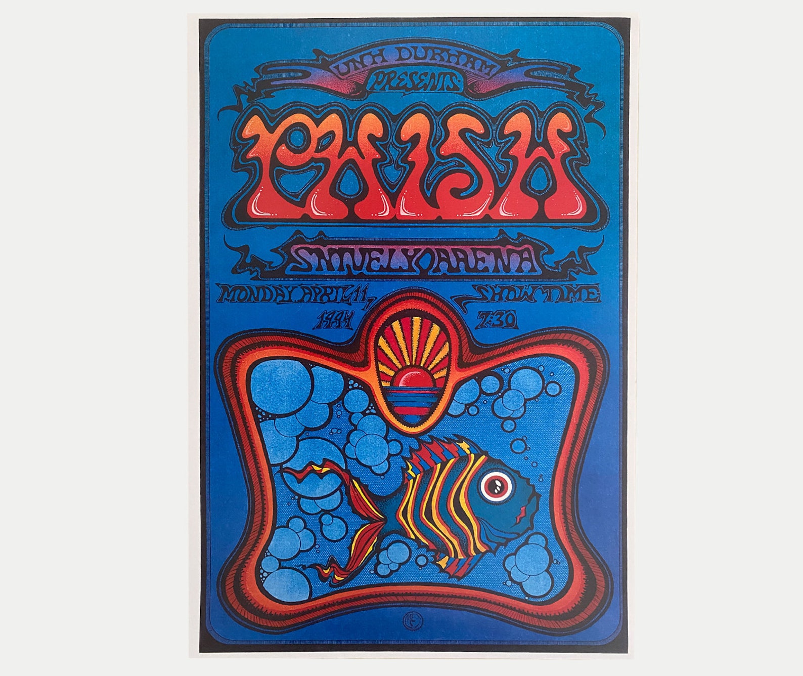 Phish Concert Poster / 1994 / Rarereprint Etsy
