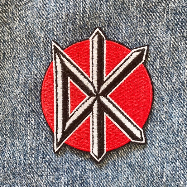 Dead Kennedys Iron On Patch | Punk | LA | Biafra | DK Logo Embroidered Patch