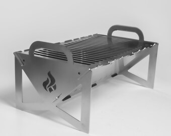 Klappbarer Grill | Edelstahl-Grill