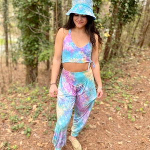 tie dye boho pants
