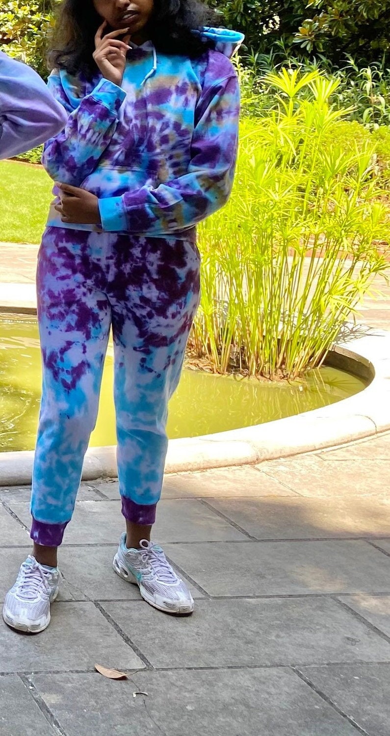 Women Tie Dye Set Sweat Suit Outfits Long Sleeve Tracksuit Esg16474 - China  Tracksuit and Sweatsuit price