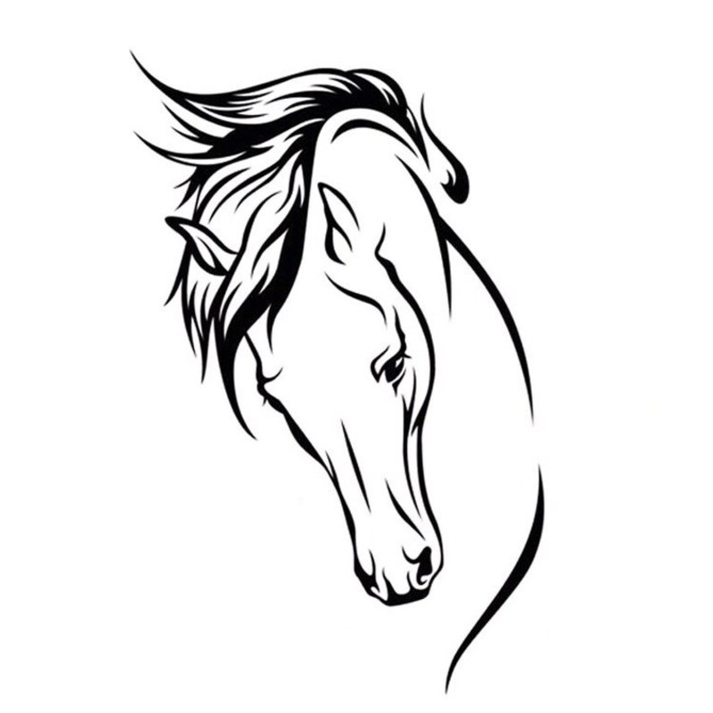 Horse Decal Etsy