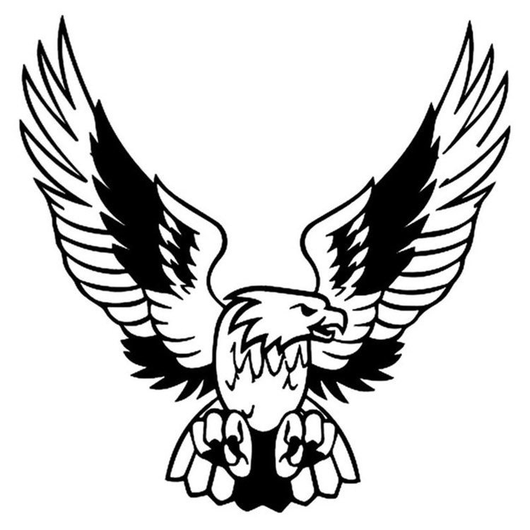 Eagle car decal sticker Etsy