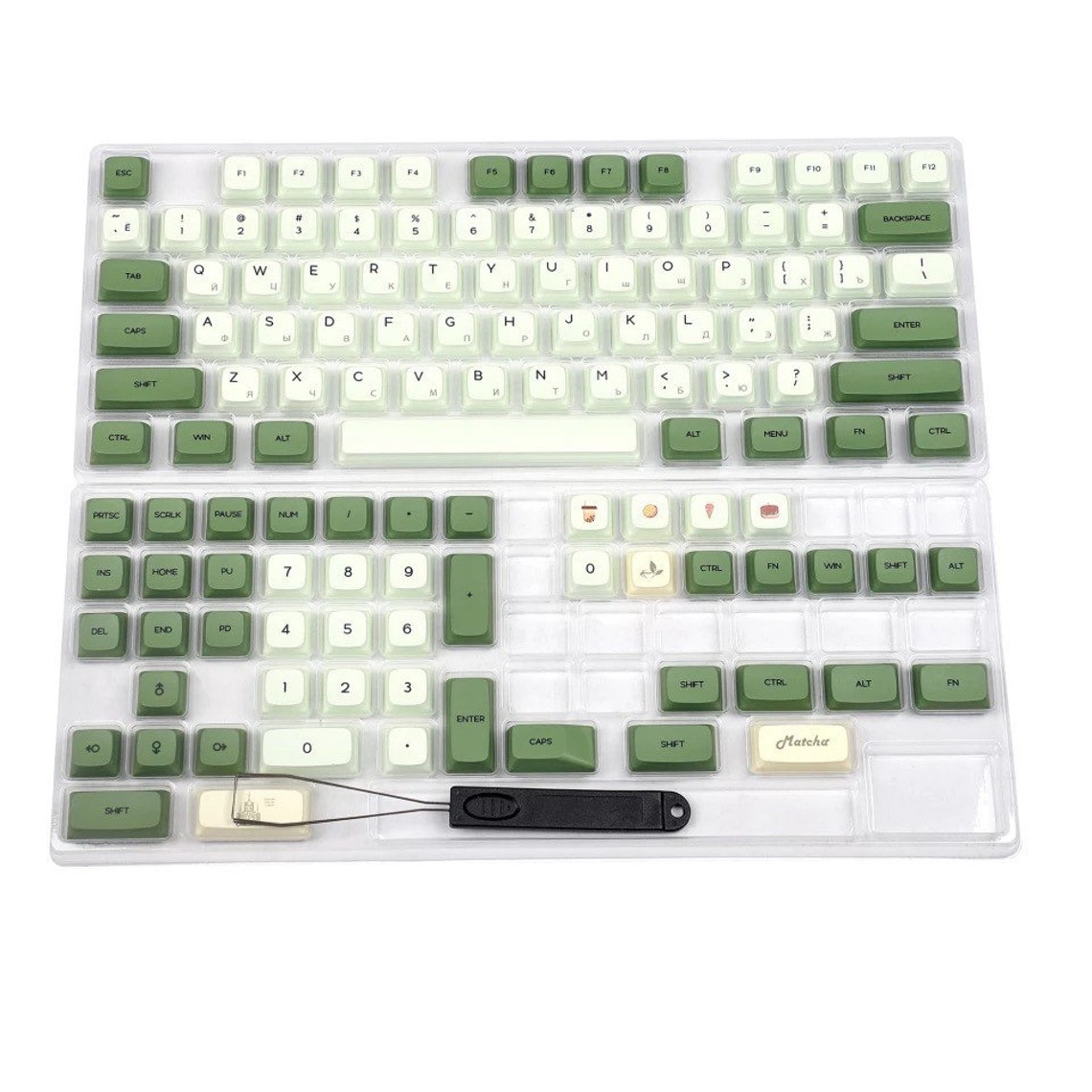 Green Tea Matcha Keycap Set Cherry MX Keycaps Keycaps for Etsy