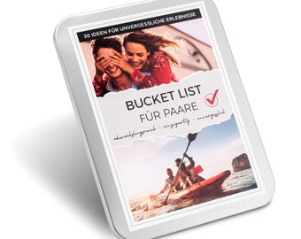 Bucket List for Couples | 30 ideas for special moments | 30 special experiences as a couple | Gift for couples | Gift box