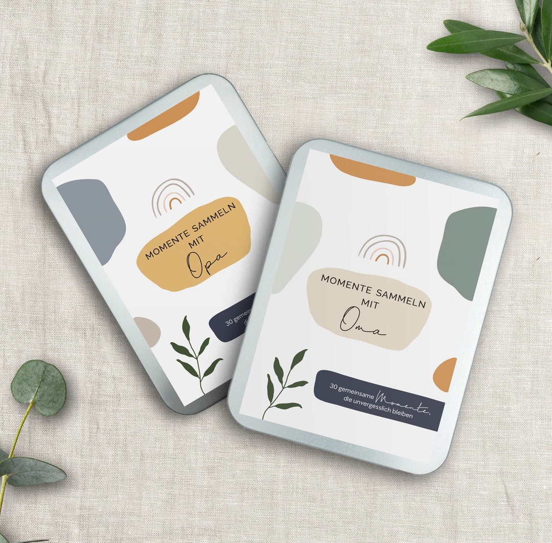 Grandparent Bucket List Gift Grandma and Grandpa Set for Etsy