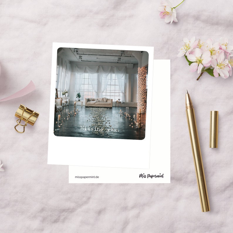Postcard Missing you