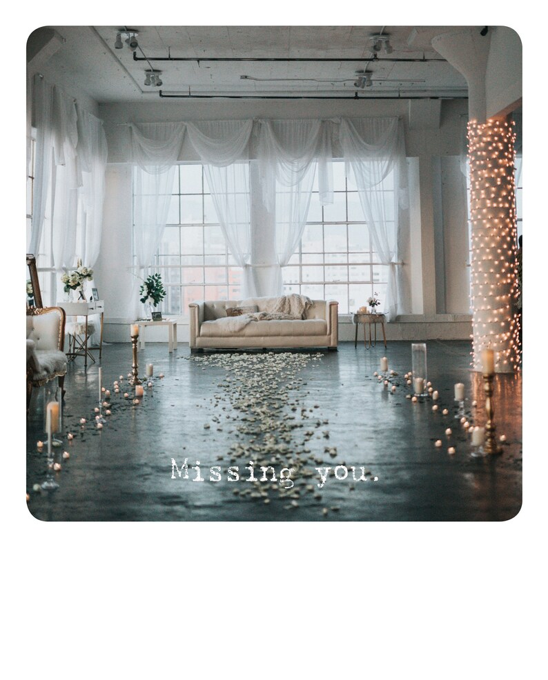 Postcard Missing you