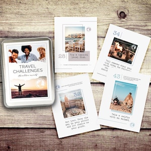 50 Travel Challenges | Bucket List für die Reise | der perfekte Reisebegleiter | Geschenk für Abenteuerlustige | Geschenk Reise | Wanderlust