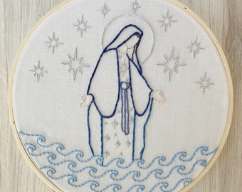 DIGITAL DOWNLOAD Stella Maris Embroidery Figure