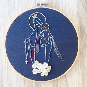 Our Lady of Mercy Embroidery Digital Download