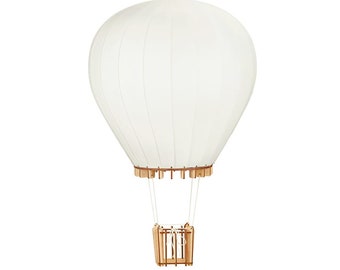 Hängelampe aus Holzballon, Deko, Hängebeleuchtung, Kinderzimmer, Babyparty