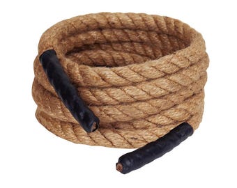 5 m Jute-Springseil mit Griffen | Spiel und Spaß für Kinder | Lernzubehör, Kindergarten, Schule, Garten