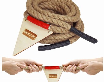 Juteseil zum Zerren, 5-30m | Teamspiele, Integration, Outdoor-Aktivitäten | Schule, Kindergarten, Events, Garten