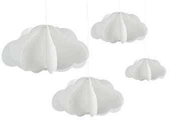 Deku – Set aus 3D-Hängewolken-Dekorationen für ein Kinderzimmer