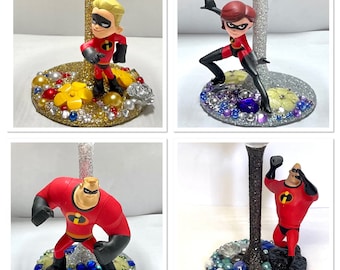 Character wine glass - mr incredible