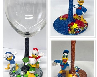 Character wine glass - Donald Duck