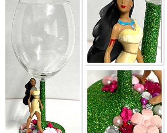 Character wine glass - Disney - Pocahontas