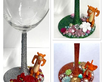 Character wine glass - Winnie the Pooh - tiger