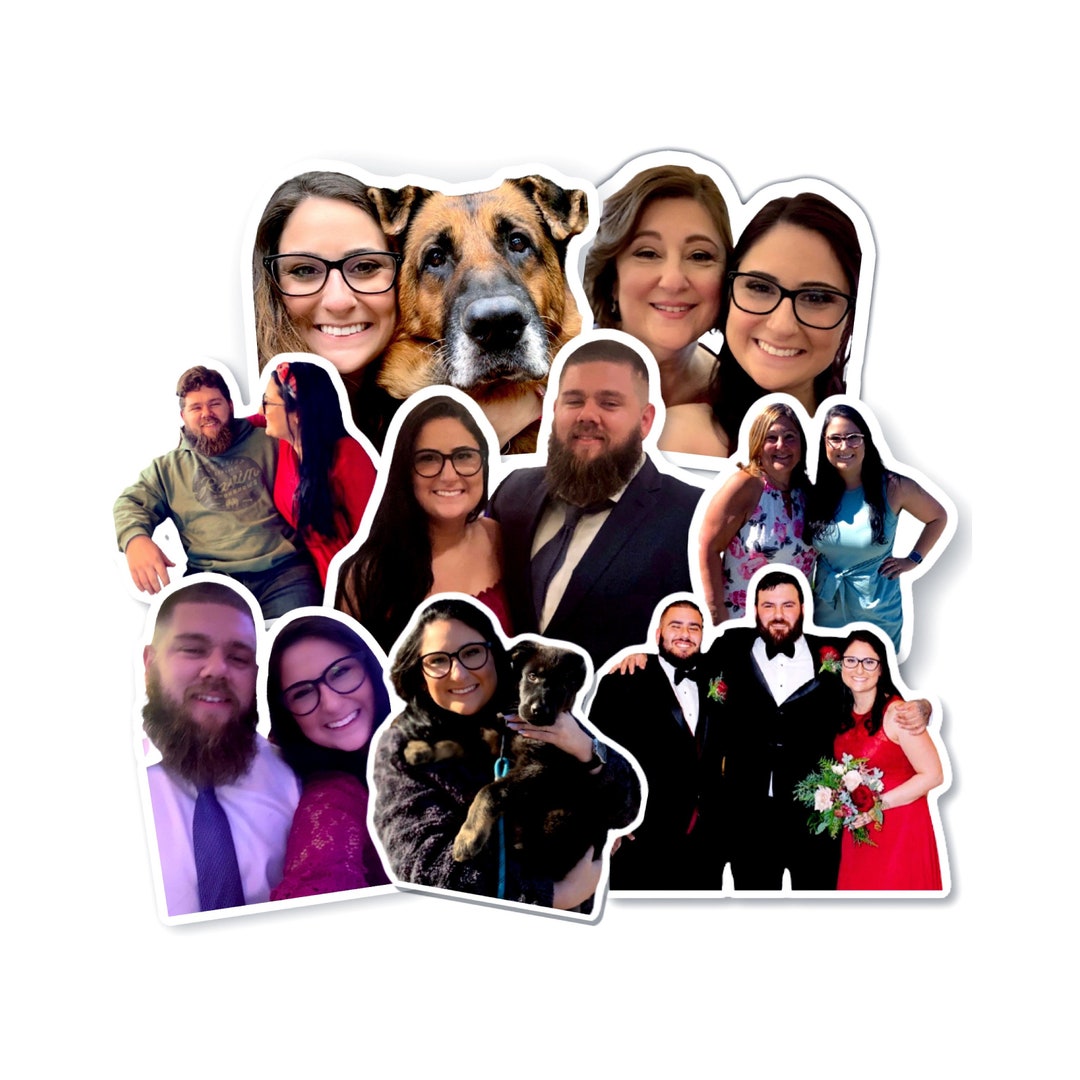 Personal Photo Sticker Custom Photo Sticker: Waterproof Glossy Personalized Decal - Etsy