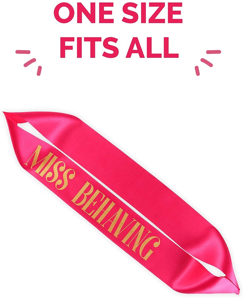 18 Bachelorette Sash Set, 1 White Bride to Be Sash, 1 Maid of Honor