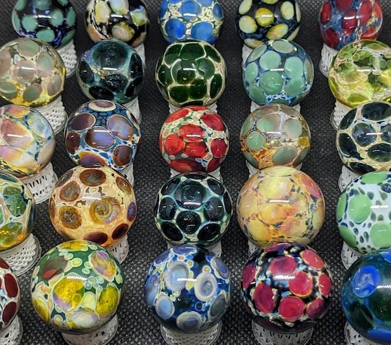 Speckled Surprise Marbles 1", mystery Marbles, Random Marbles, hider marbles