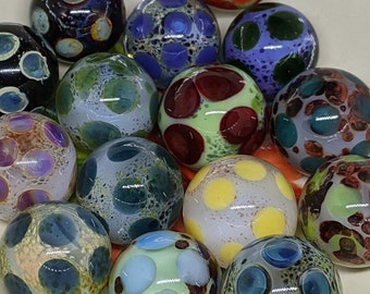 Speckled Mystery Marbles, Surprise Marbles, Random Marbles