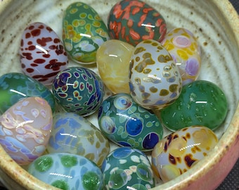 Beck Mystery Eggs 1", Surprise, Random, Glass Eggs, Easter Eggs, Easter decorations, spring decorations