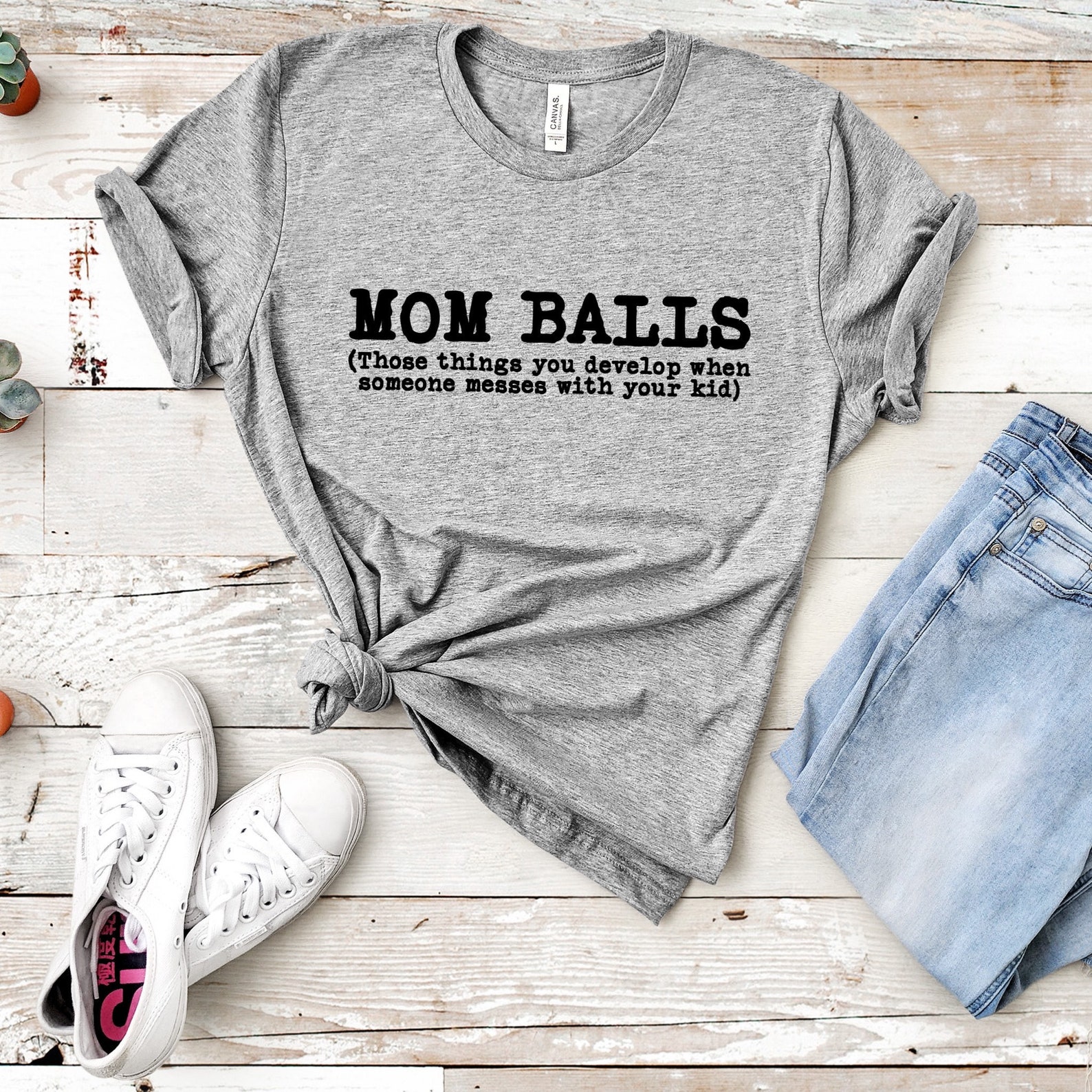 Mom Balls Shirt Mom Shirt Gift for Mom Funny Shirt Funny Etsy