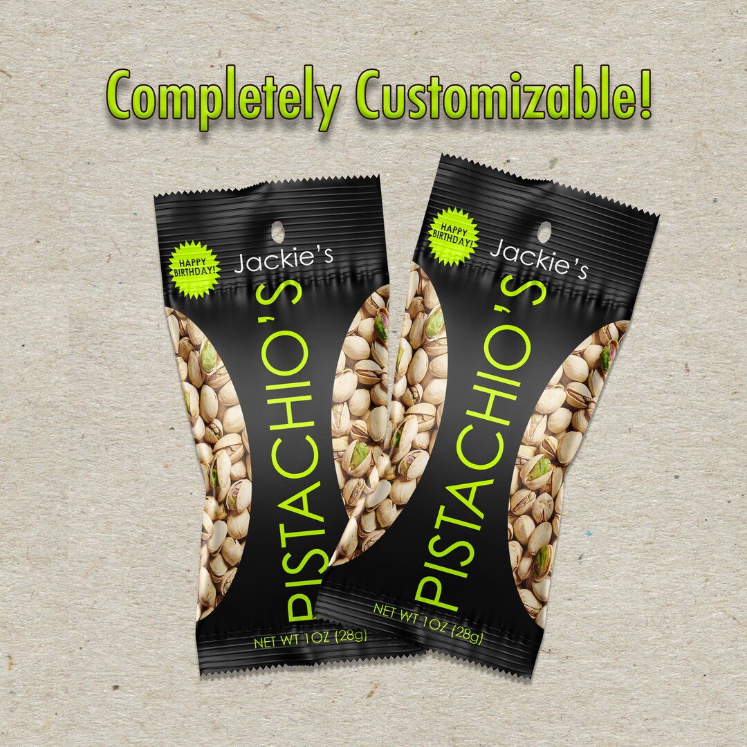 Custom Pistachio Bags Etsy