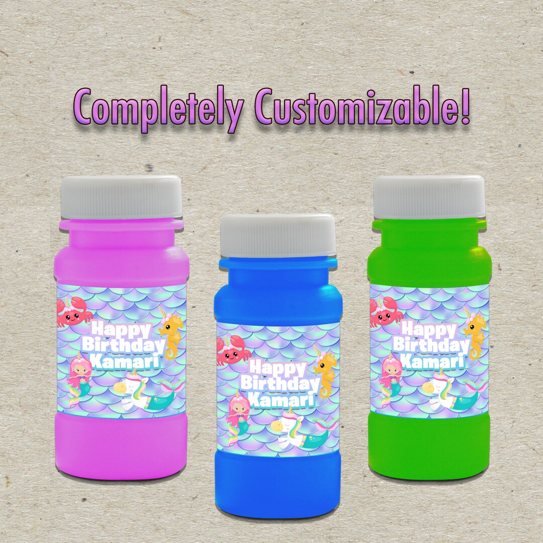 Custom Bubble Labels Etsy