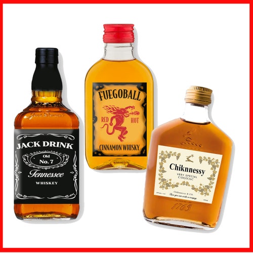 Custom Liquor Bottle Labels Etsy