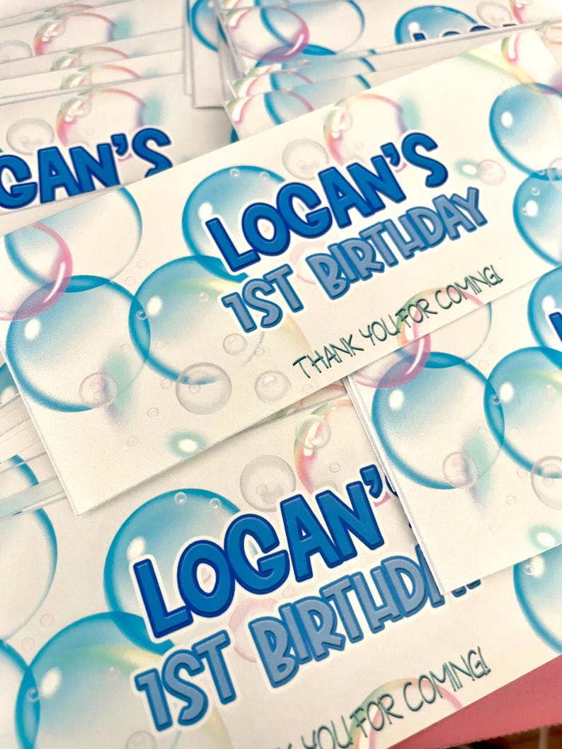 Custom Bubble Labels - Etsy