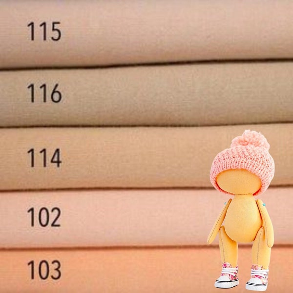 Doll Skin Fabric Etsy