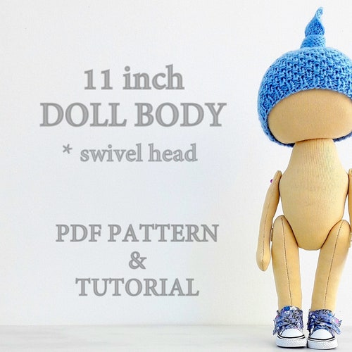 Handmade Rag Doll Patterns Make a Rag Doll Make a Doll Sew a Etsy