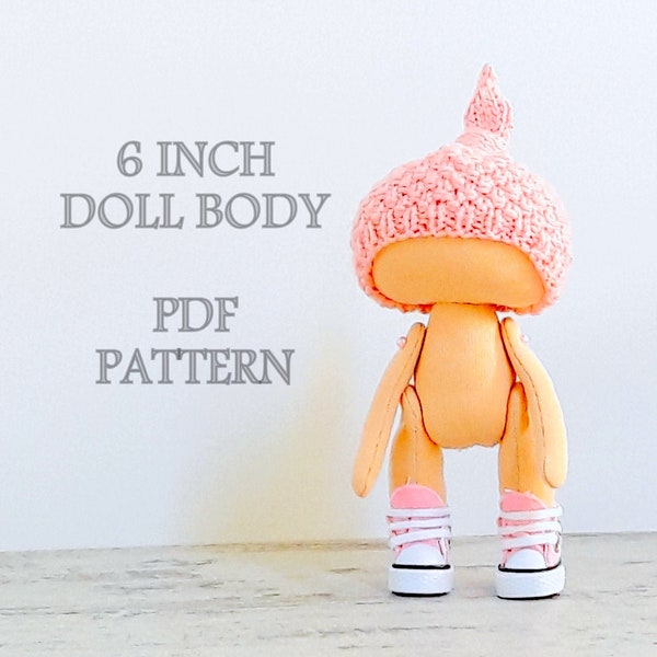 Rag doll patterns Tilda doll pattern Sew a doll pattern Doll body pattern Cloth doll pattern Make your own doll