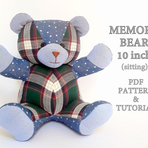 Memory Bear Pattern Make Teddy Bear Cuddly Toy Teddy Bear - Etsy UK