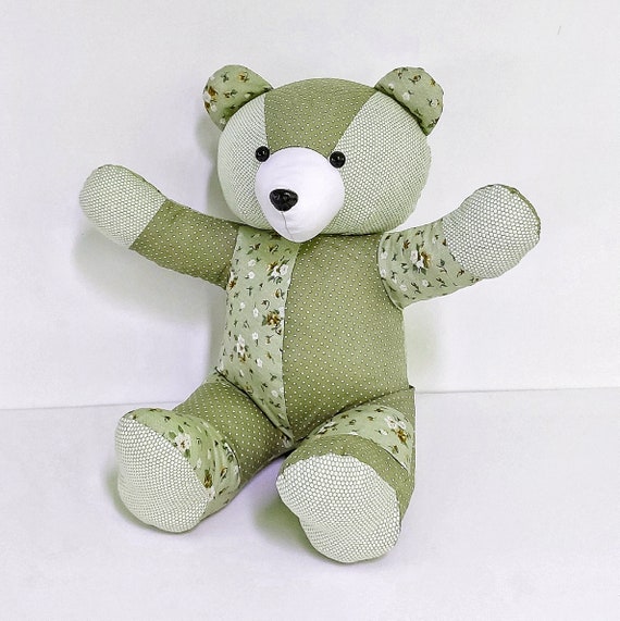 Memory Bear Pattern, Make Teddy Bear, Keepsake Bear Sewing