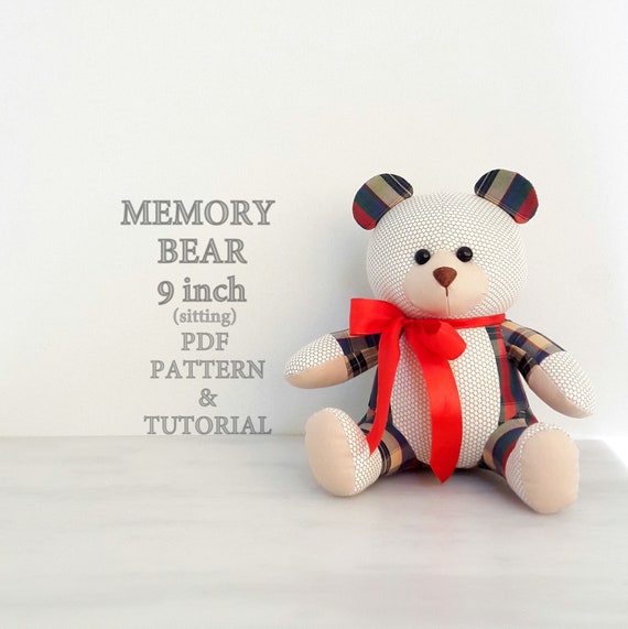 etsy memory bear pattern