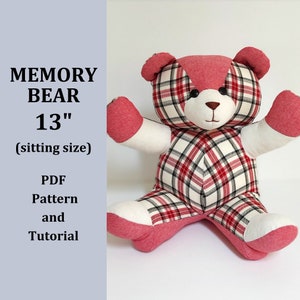 Modello con orsetto in memoria Crea un modello di peluche con orsacchiotto di peluche