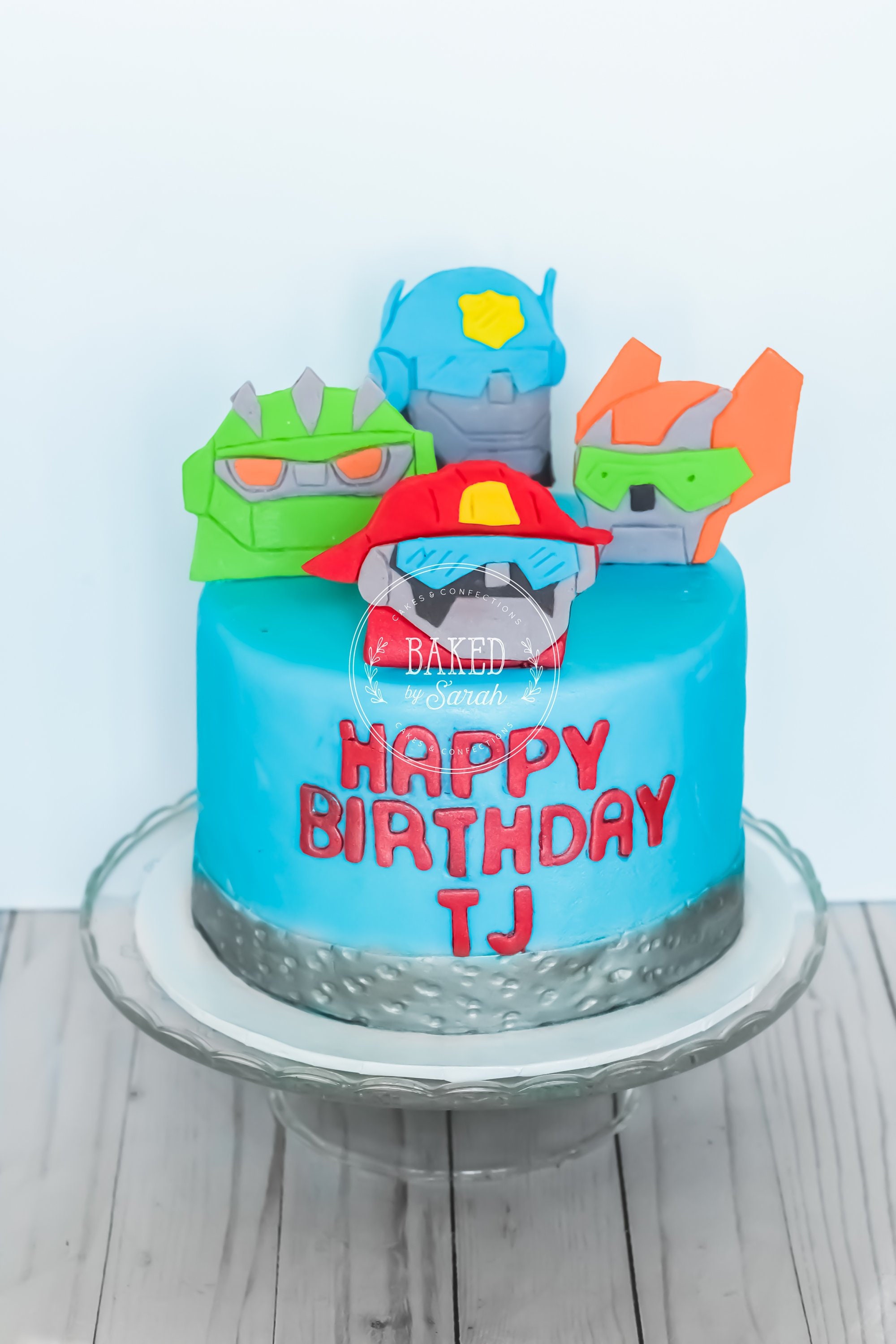 Rescue Bots Inspired Fondant Cake Toppers Etsy Australia