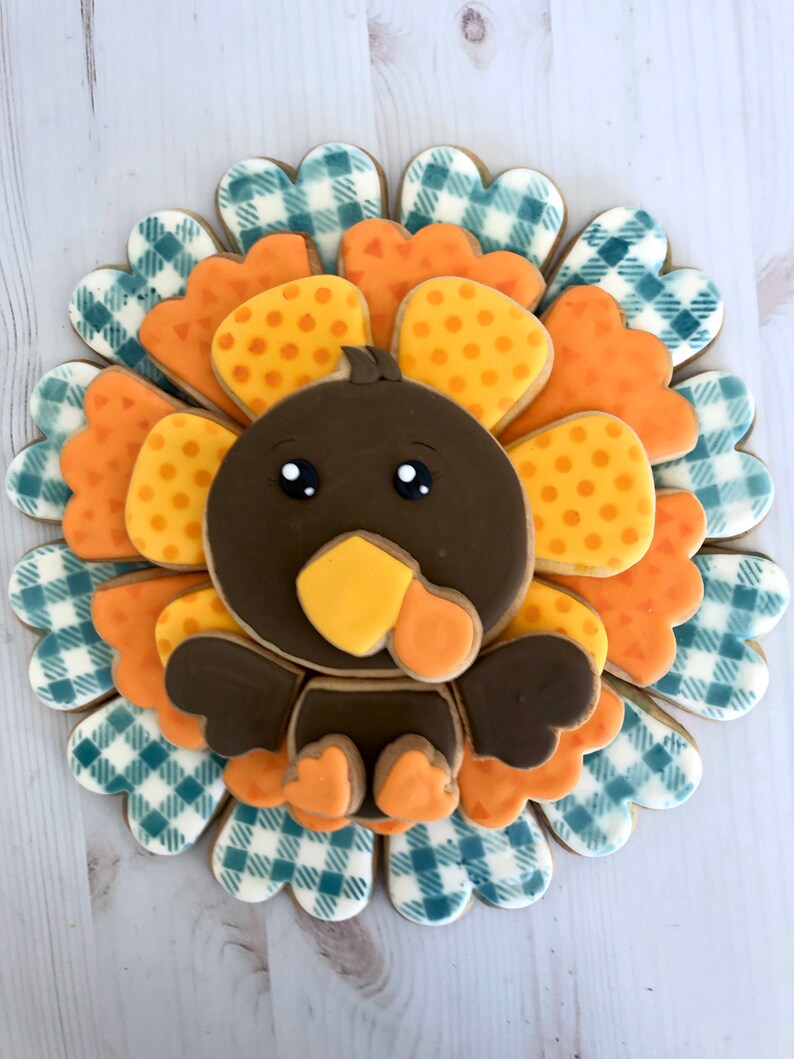 Turkey Platter Cookies Etsy