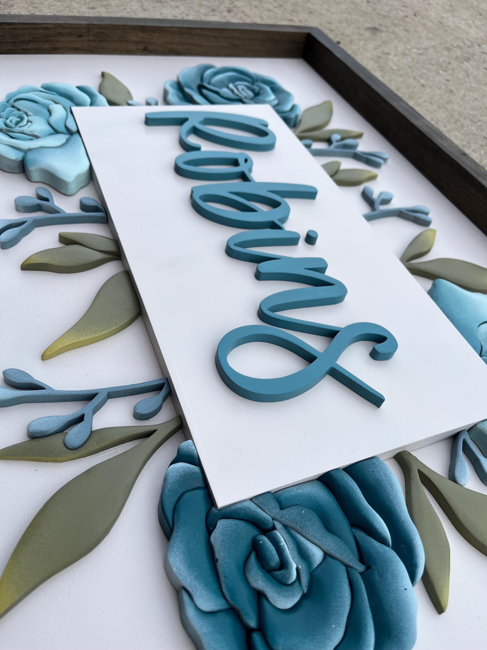 Wood Last Name Sign, 3D Wood Sign, Wedding Guest Book, Wedding Backdrop ...