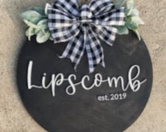 Last name sign,Family wood sign,Last name front door sign,Last name door sign,Welcome sign,Welcome sign with last name,Family name door sign