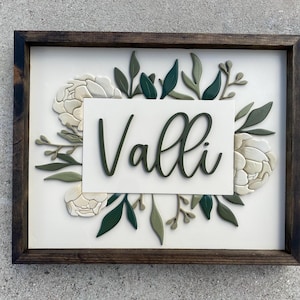 Wood Last Name Sign, 3D Wood Sign, Wedding Guest Book, Wedding Backdrop ...