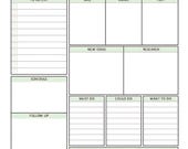 ADHD Brain Dump Printable | Daily Task List Planner | Thought Organization Template | To Do List PDF Download