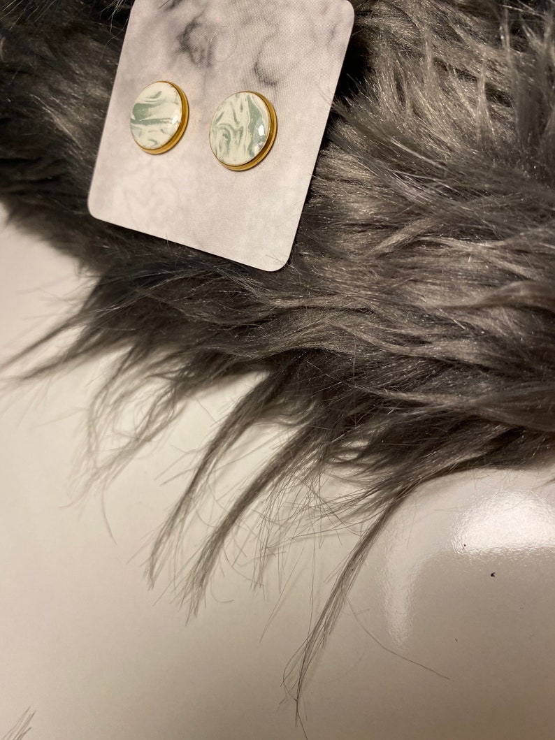 Army Green Marble