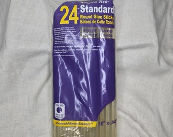 Adhesive Tech 24 Count Standard Round High Heat Glue Sticks 10in